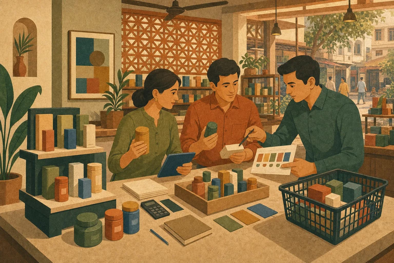 Entering India as a consumer/retail brand illustration