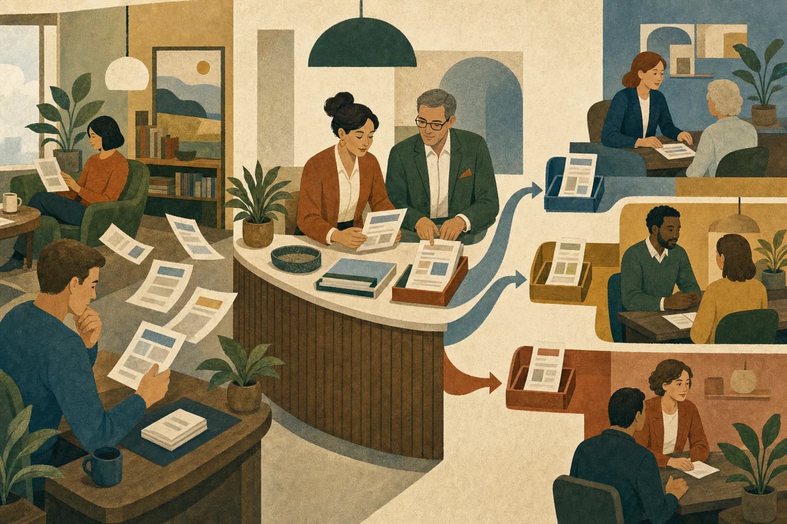 Inbound lead capture for financial services: turn search demand into qualified conversations illustration