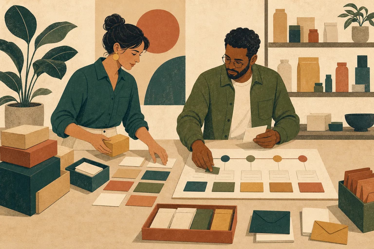Outbound prospecting for consumer and retail brands illustration