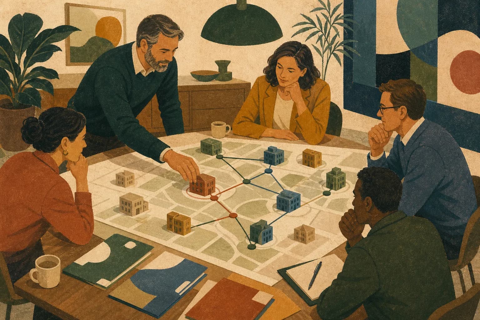 Deal origination marketing for private equity firms illustration