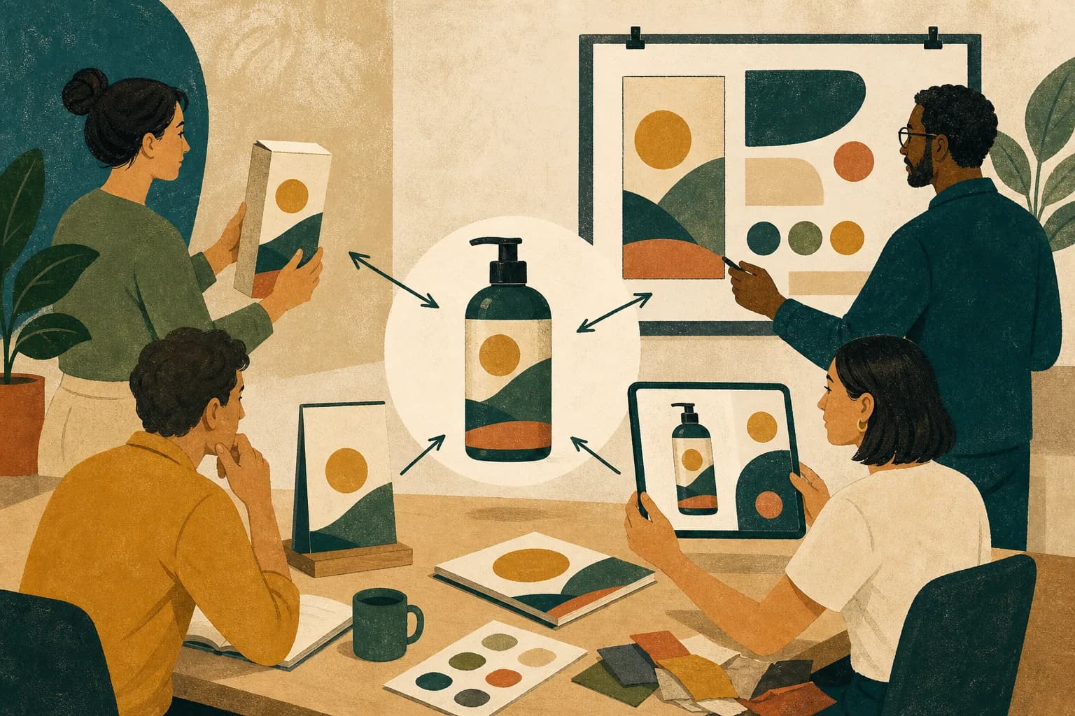 Positioning and messaging refresh for consumer and retail brands illustration